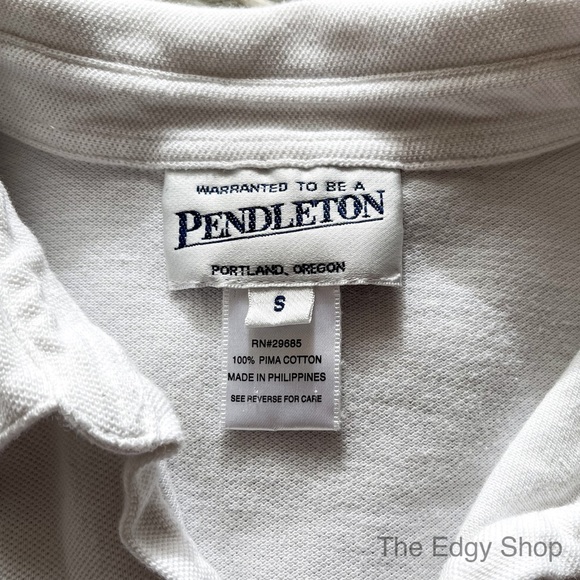 Pendleton | Vintage Cotton Polo Shirt Tee - Picture 4 of 5